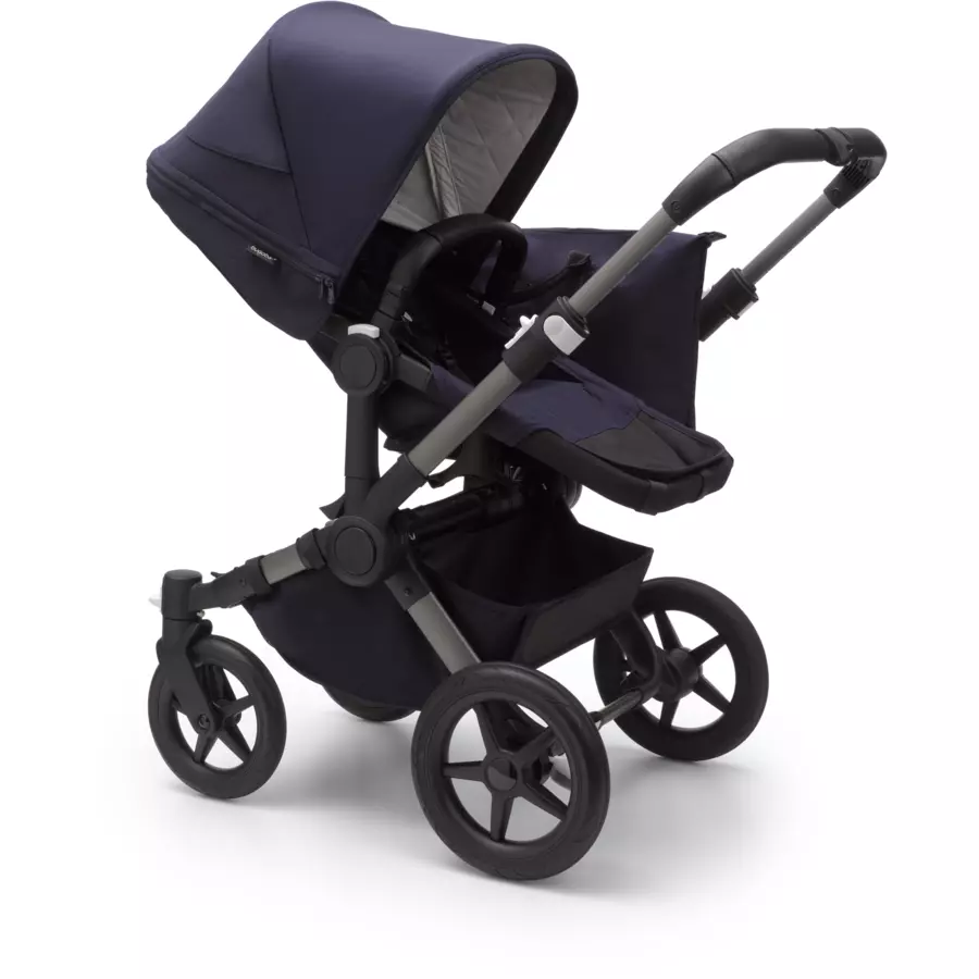 bugaboo Kombikinderwagen Donkey 5 Classic Mono Complete GraphiteDark Navy