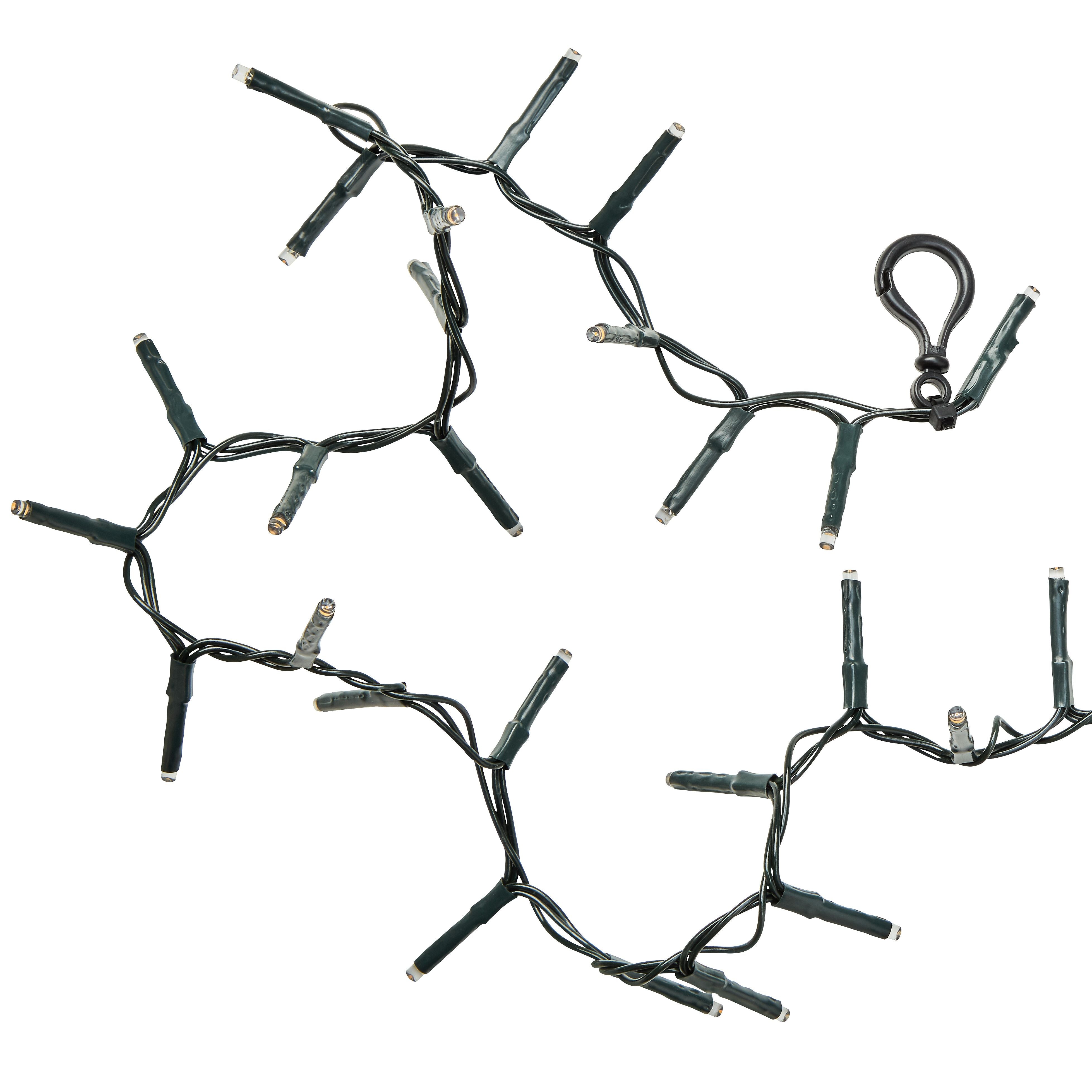 RIKO LED-Lichterkette - Dunkelgrün / B: 210.0 cm