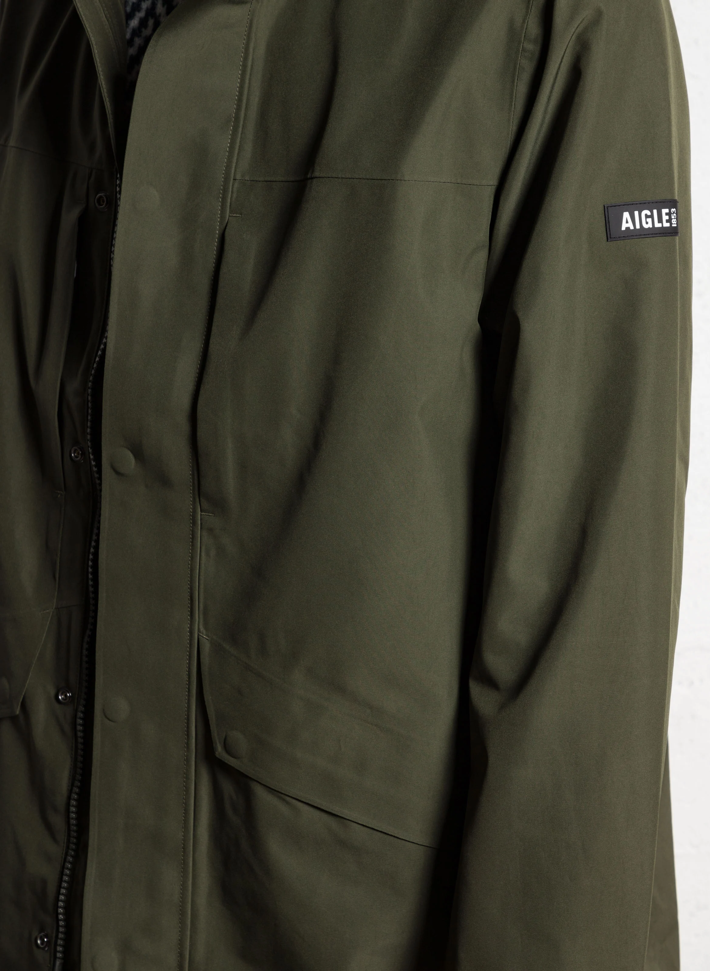 Parka col montant| Kaki