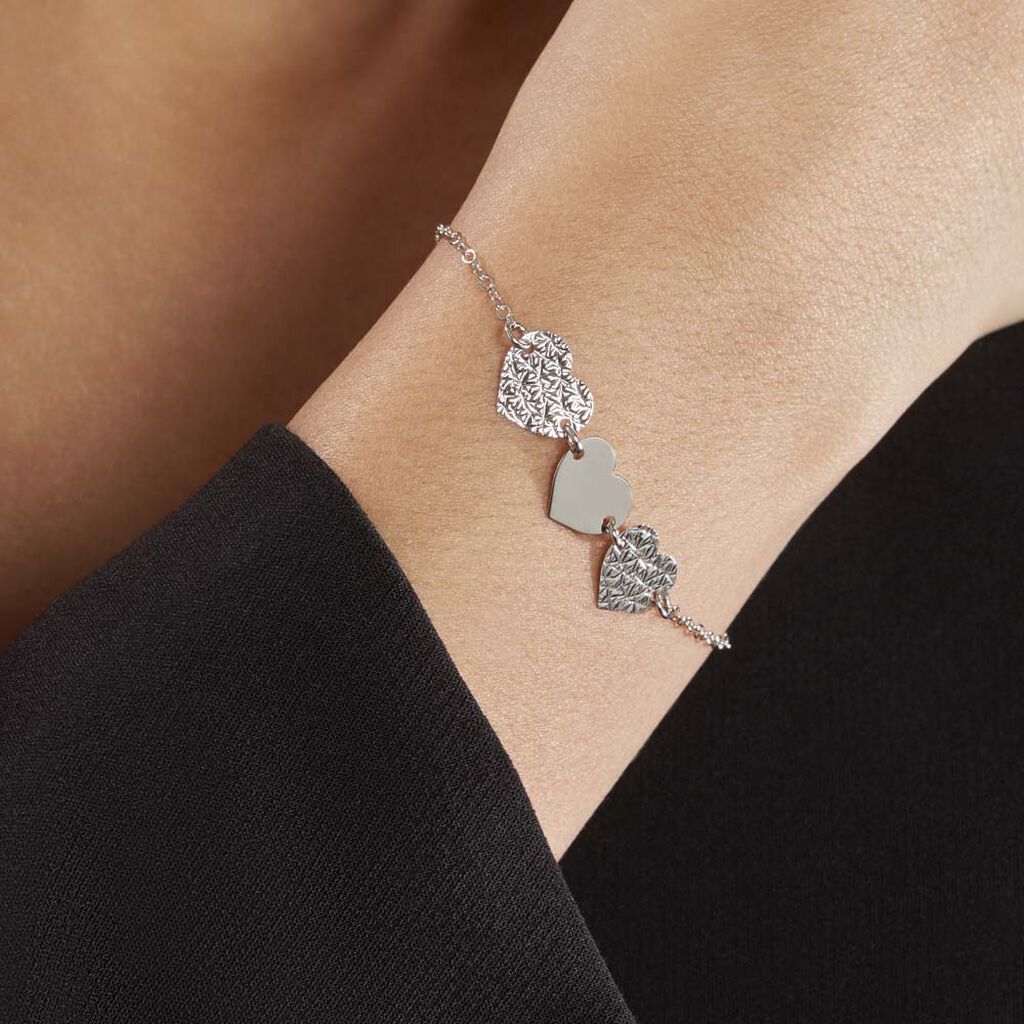 Bracelet Yrina Argent Blanc