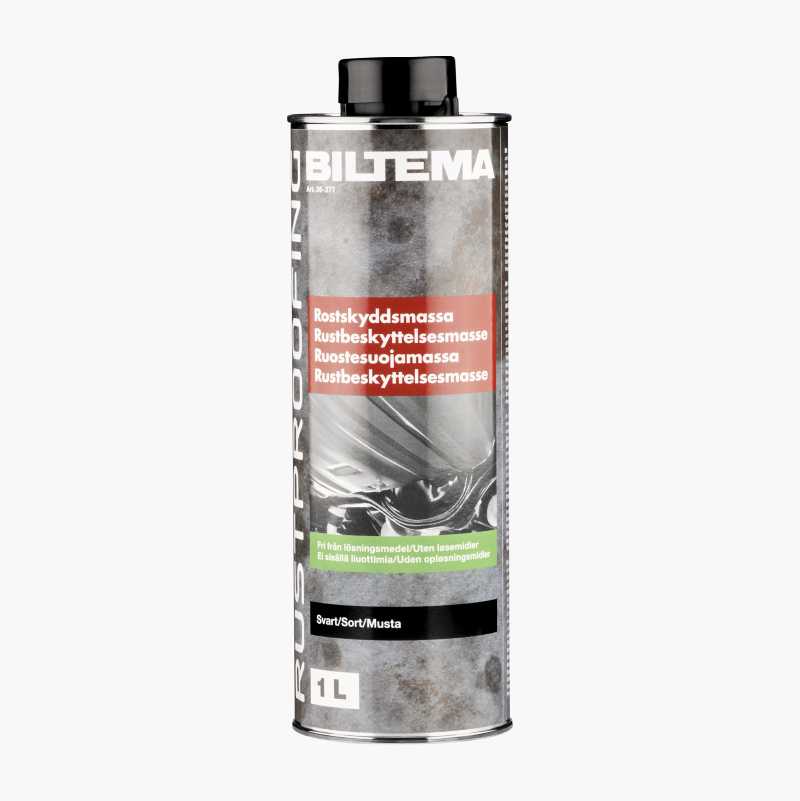 Rustbeskyttelsesmasse, sort, 1 l