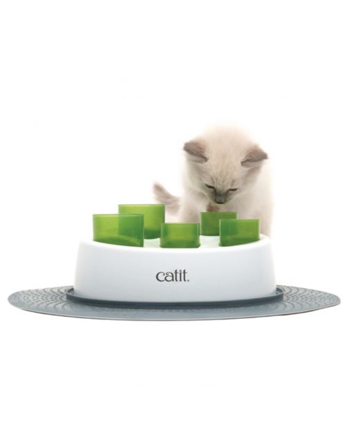 Catit Senses Digger 2.0 - Kattenspeelgoed - 14.5x24x24.5 cm Wit Groen