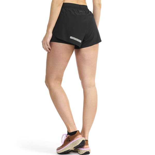Short running CRAFT PRO HYPERVENT SPLIT SHORTS 2 W BLACK