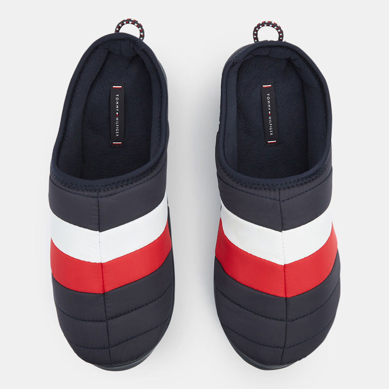 Tommy Hilfiger Chaussons matelassés bleu marine