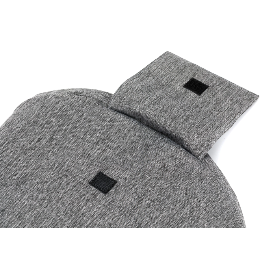 fillikid Winterfußsack Pamir für Babyschale Echtfell Hellgrau Melange