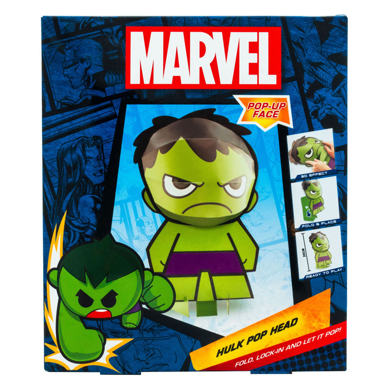 Vouw je eigen Marvel 3D Figuur Karton