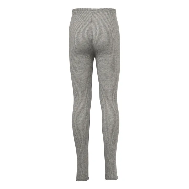 Minimalisma Legging Bieber Soie et Coton Bio | Gris