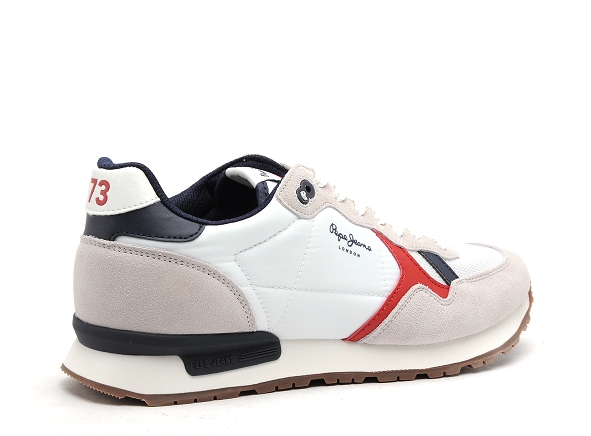 Pepe jeans basses homme brit heritage blanc