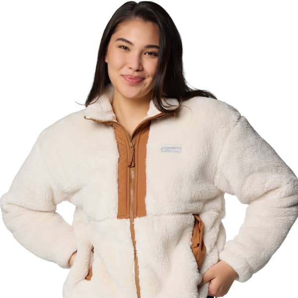 Veste polaire COLUMBIA BOUNDLESS DISCOVERY SHERPA FULL ZIP II W CHALK/CAMEL BROWN