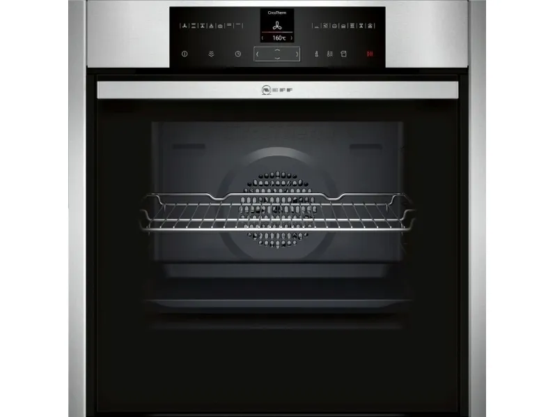 Bosch Serie | 8 HBG676ES1 - Ovn - til indbygning - Wi-Fi - niche - bredde: 56 cm - dybde: 55 cm - højde: 58.5 cm - med selv-rengøring - Klasse A  - sort