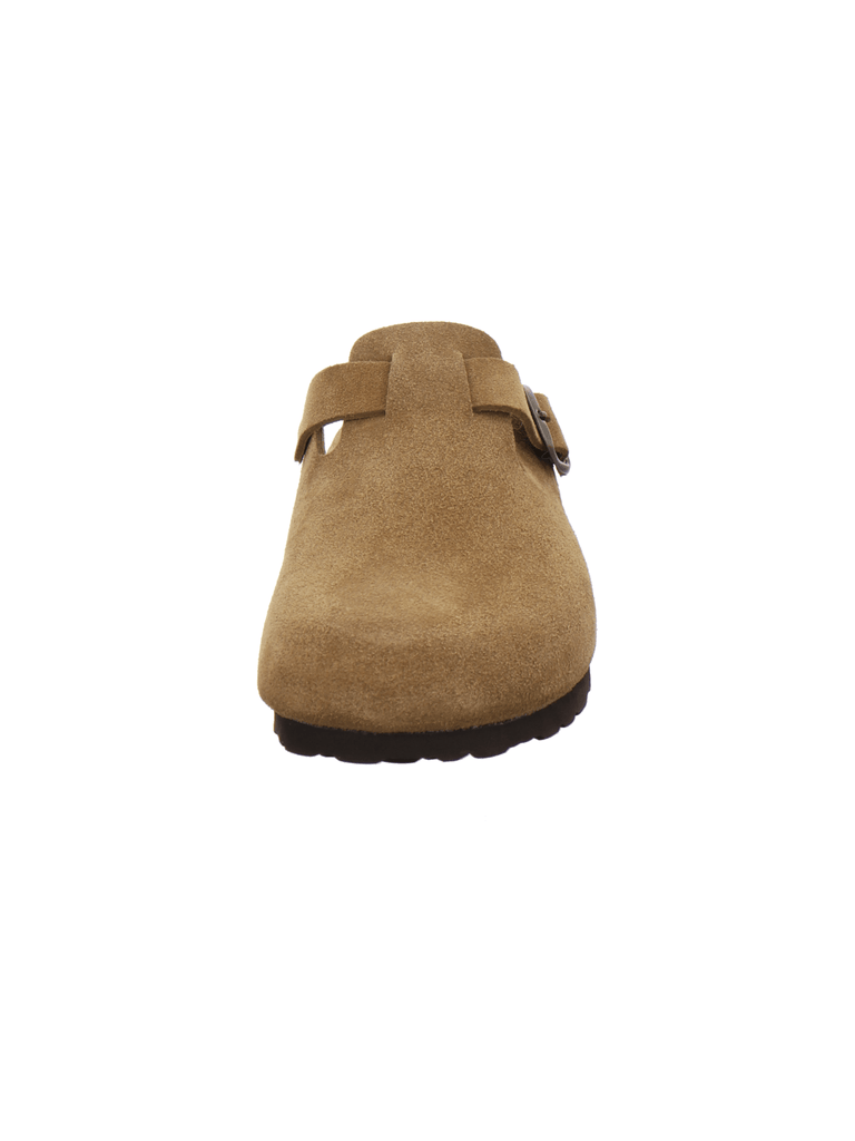 Clogs Herren Leder cognac