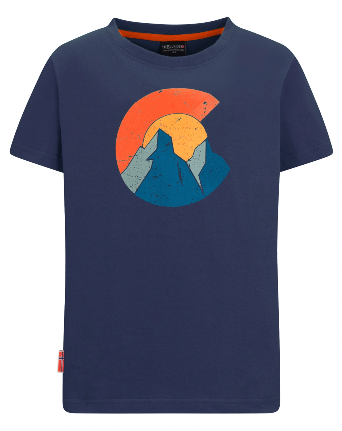 T-Shirt HALSAFJORD in mystic blue