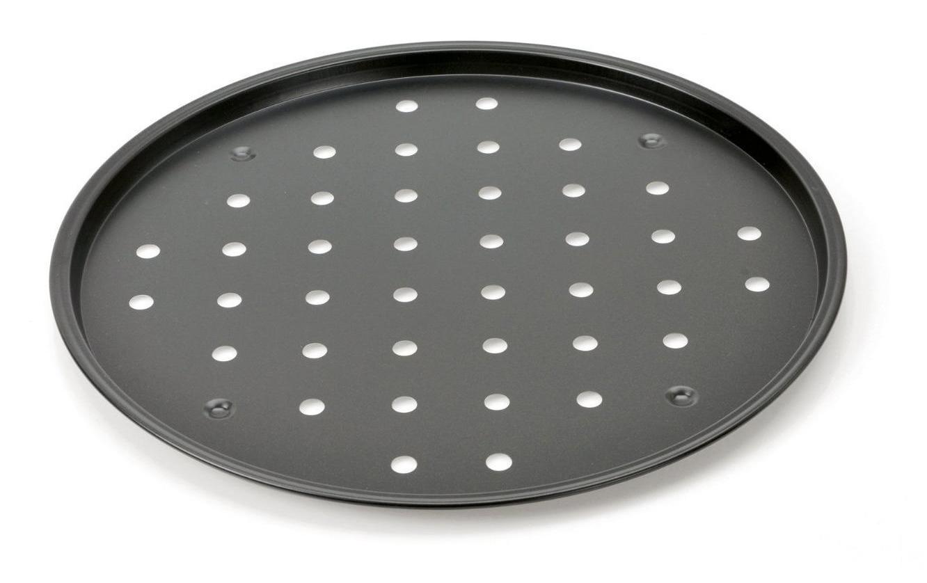Pizzablech 32 cm x 32 cmDelicious Pizzaform mit 32 cm Durchmesser