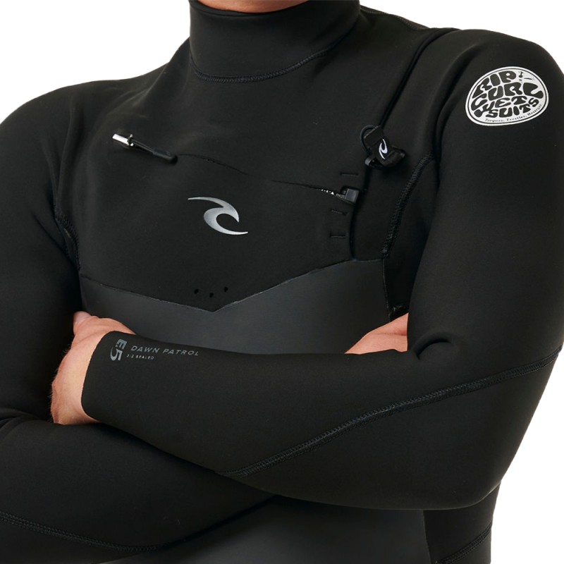 COMBINAISON RIP CURL DAWN PATROL 4/3 FRONTZIP NOIR