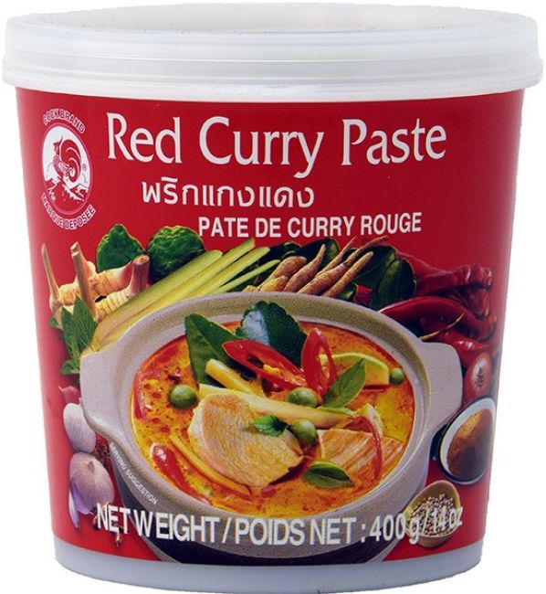 Cock Brand Rode Currypasta 400g