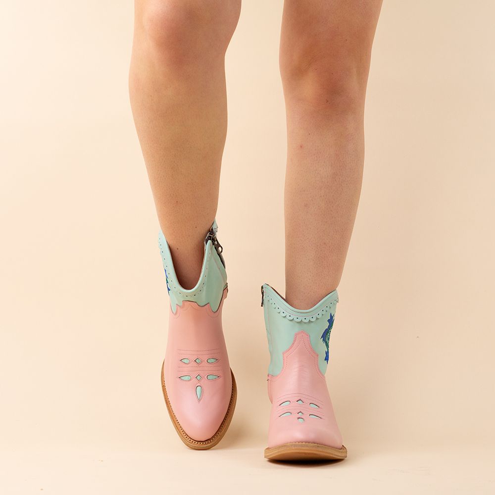 Sendra enkellaarsjes 17186 Nappa Baly Rosa