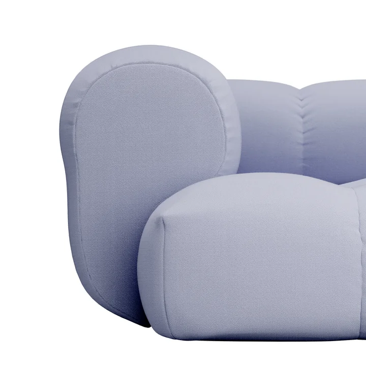 OUT Objekte unserer Tage - Sander 04, 2.5-Sitzer Sofa, cobaltblau (Berlin 641 by OUT)