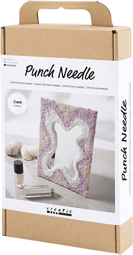 Creativ Company DIY Kit Punch Needle, Spejl