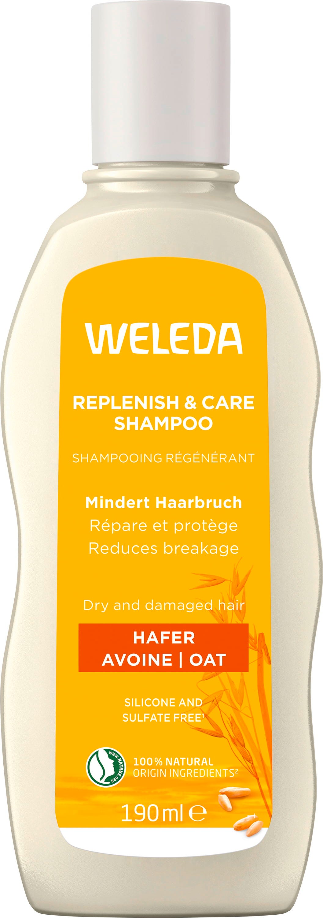 Weleda  Replenish & Care Shampoo Hafer, 190 ml