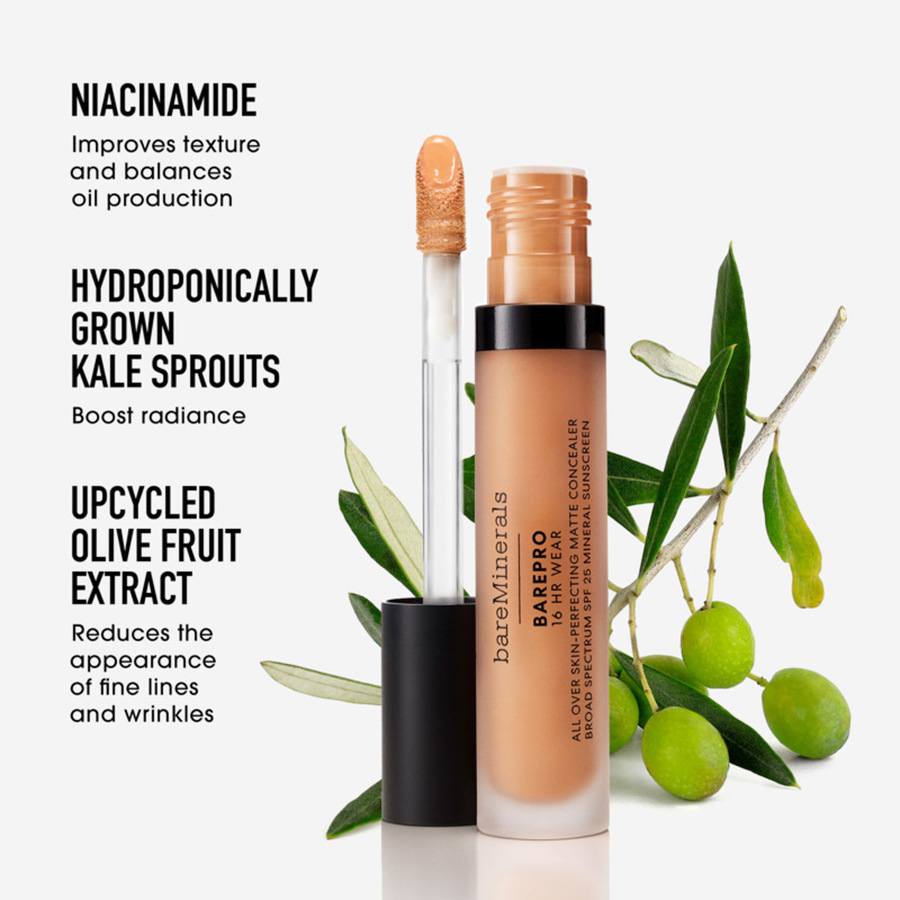 bareMinerals BarePro 16HR Wear All Over Skin-Perfecting Matte Concealer Medium 350 Neutral 7,5ml