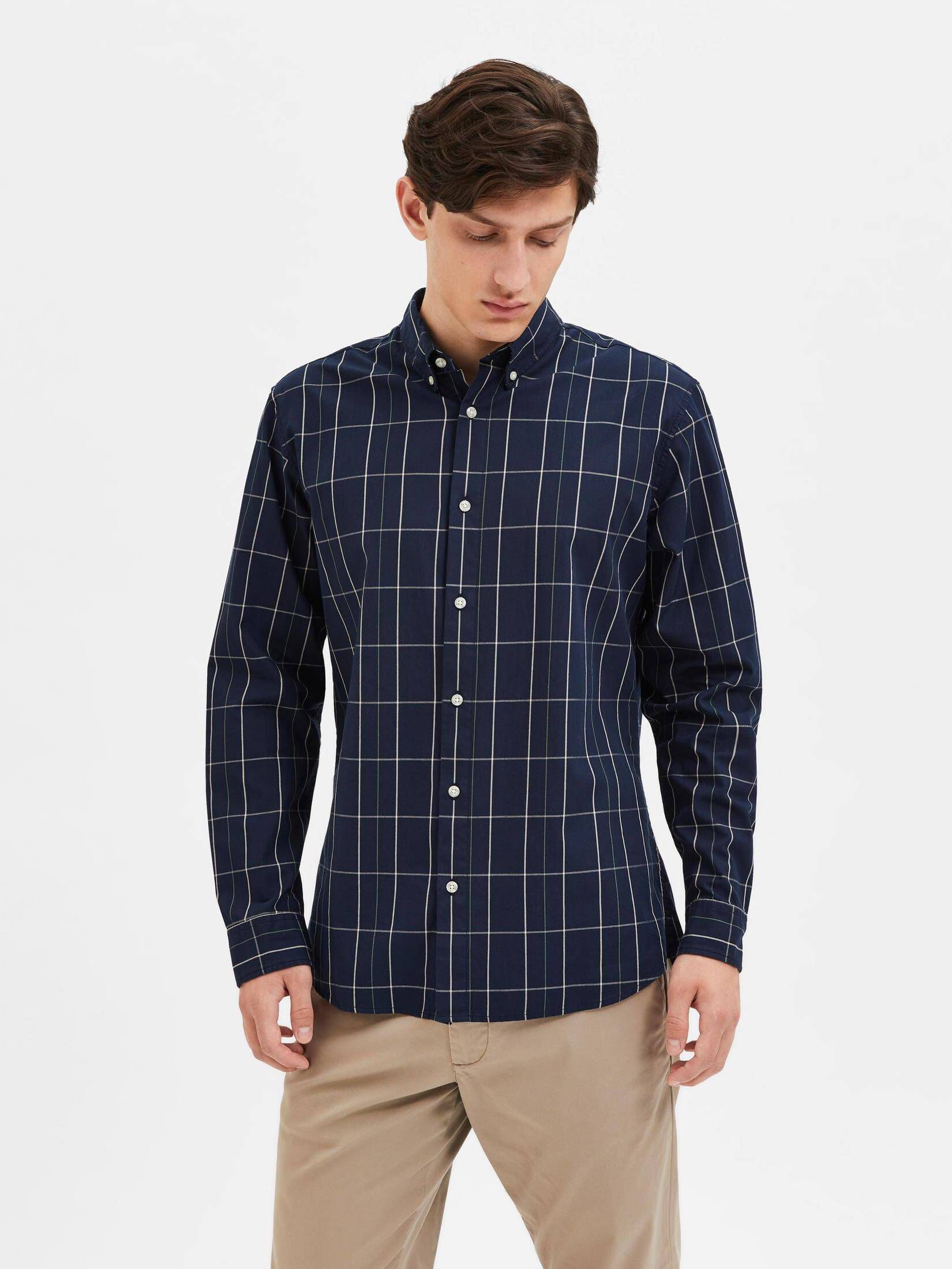 Selected Homme| Herrem Hemd SLIMTHEO Langarm