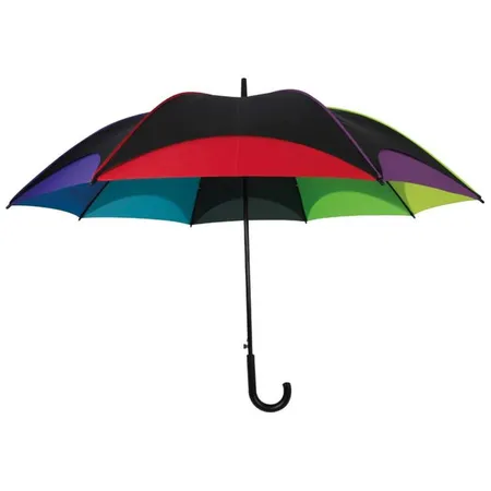 Macma Automatik-Regenschirm XXL in Regenbogefarben