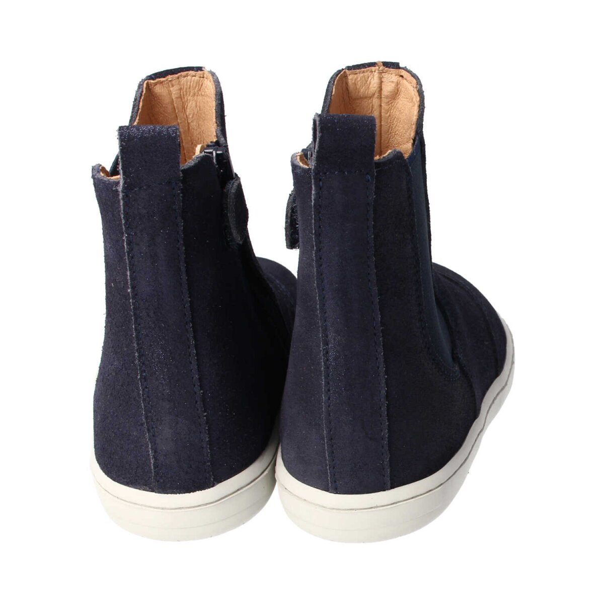 ML4110-2 glitter navy CHELSEA-CITY nappa leather zipper Weite/M