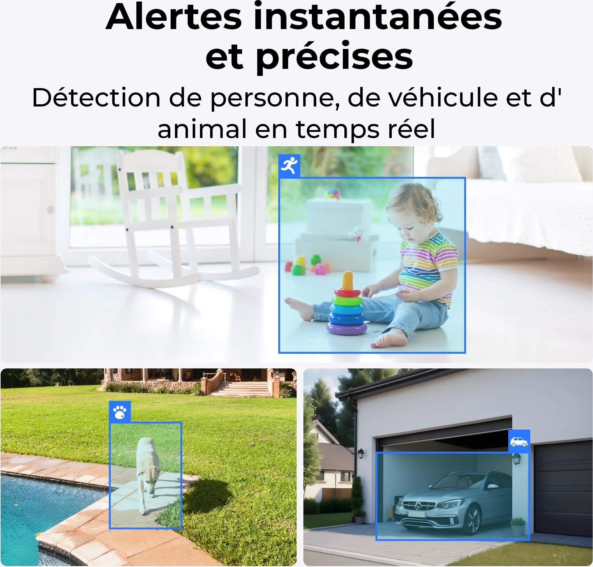 Reolink Argus Series B310 avec panneau solaire Caméra de surveillance
