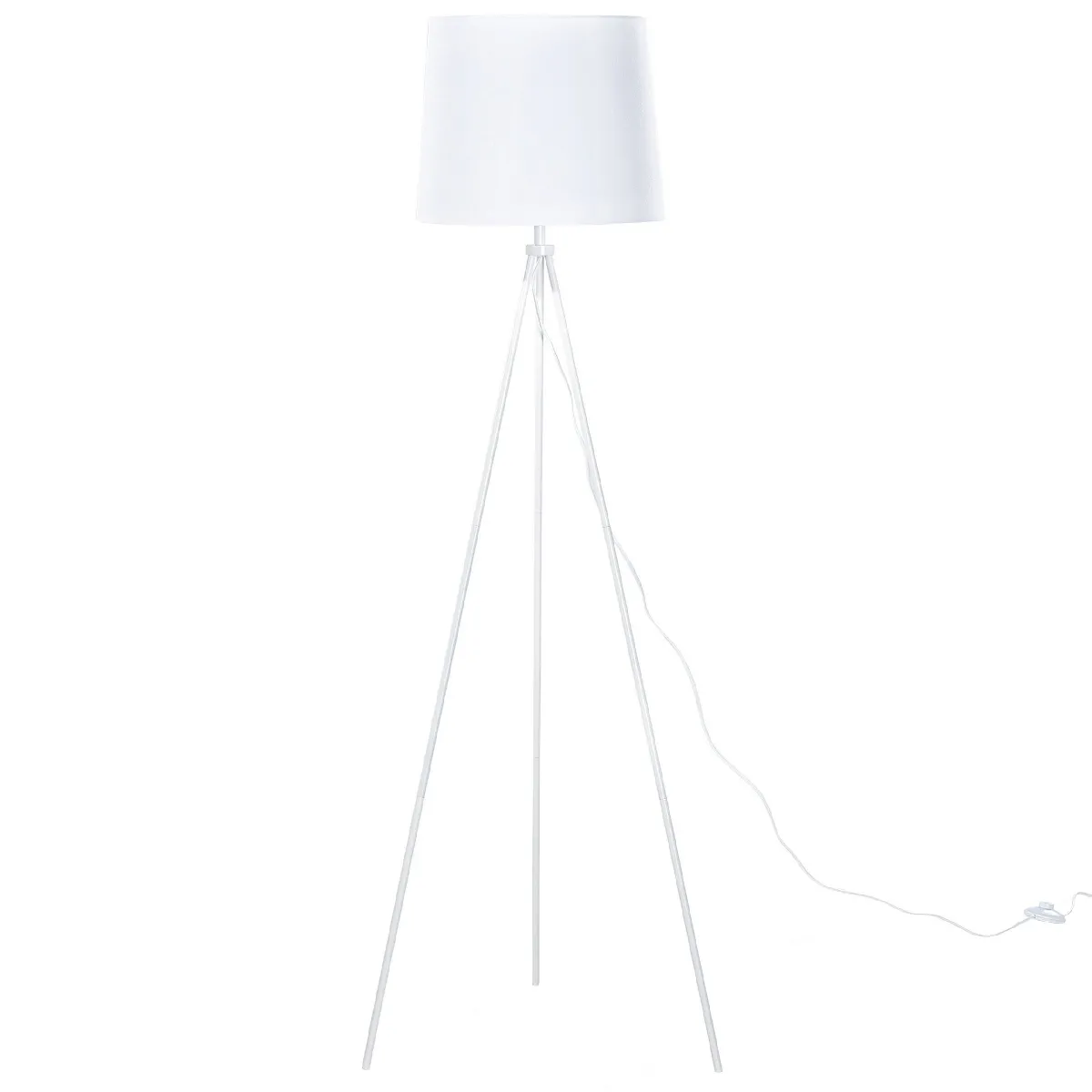 BELIANI Lampadaire Sambra - Blanc
