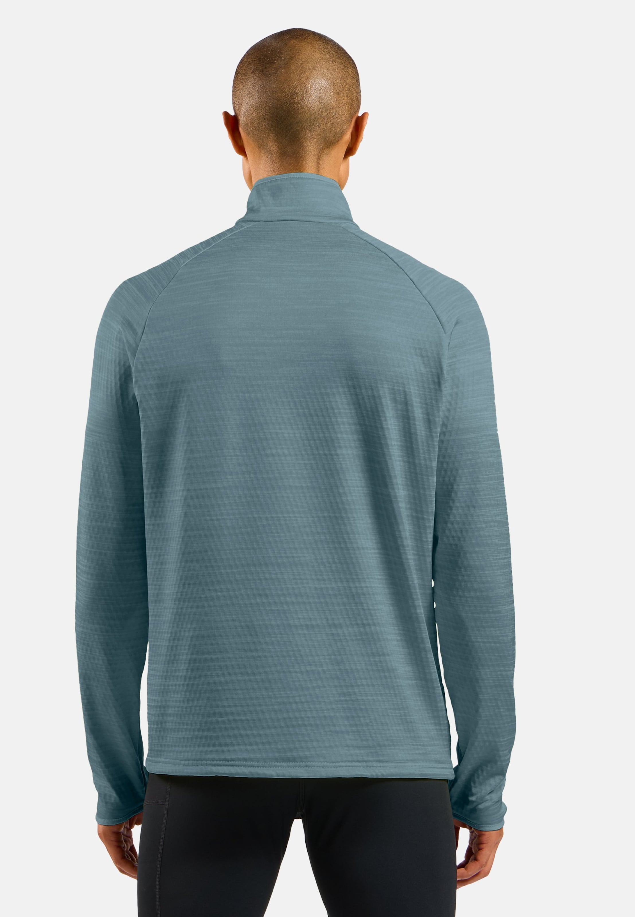 Herren Run Easy Mid Layer Oberteil in provincial blue melange