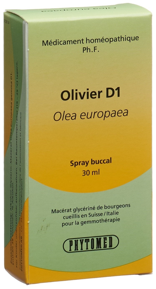 PHYTOMED Olea europaea liq 1 D Spr 30 ml