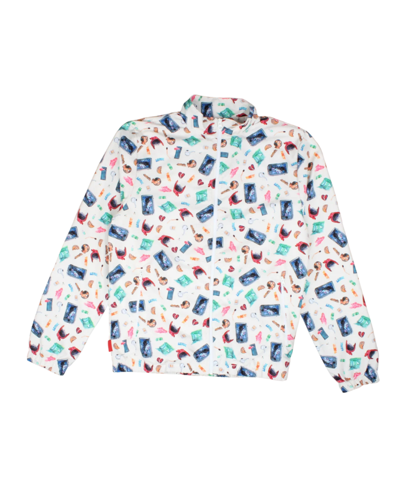 Le Fix JB Trainer Jacke Weiss