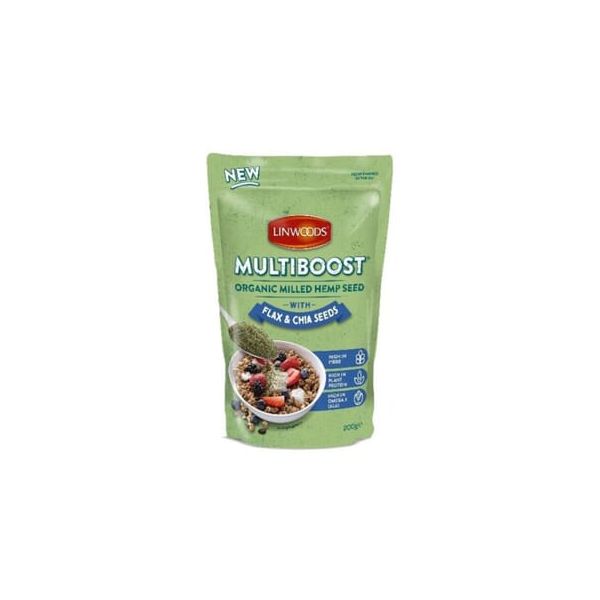 Linwoods Multiboost Sementes Moídas de Cânhamo, Linho e Chia Bio 200g