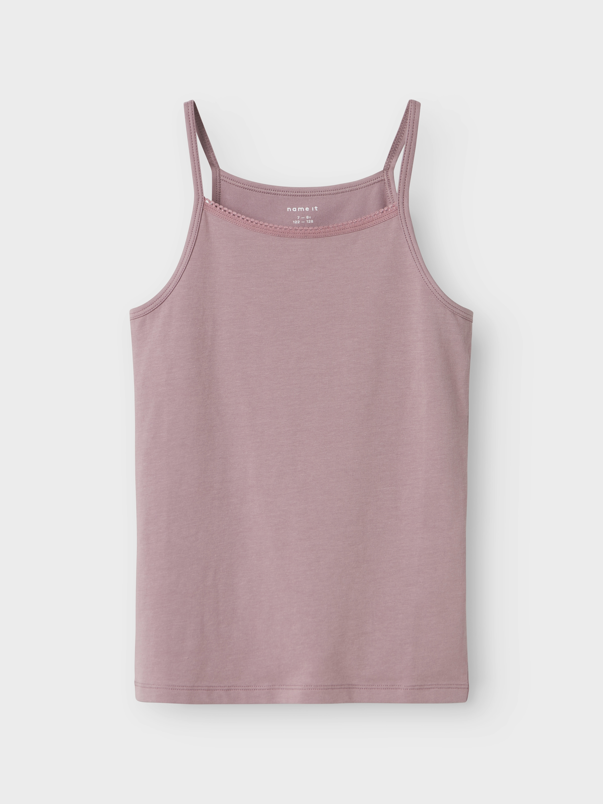 Name It Unterhemd »NKFSTRAP TOP 2P BARELY PINK BOW NOOS«, 2 Stk.
