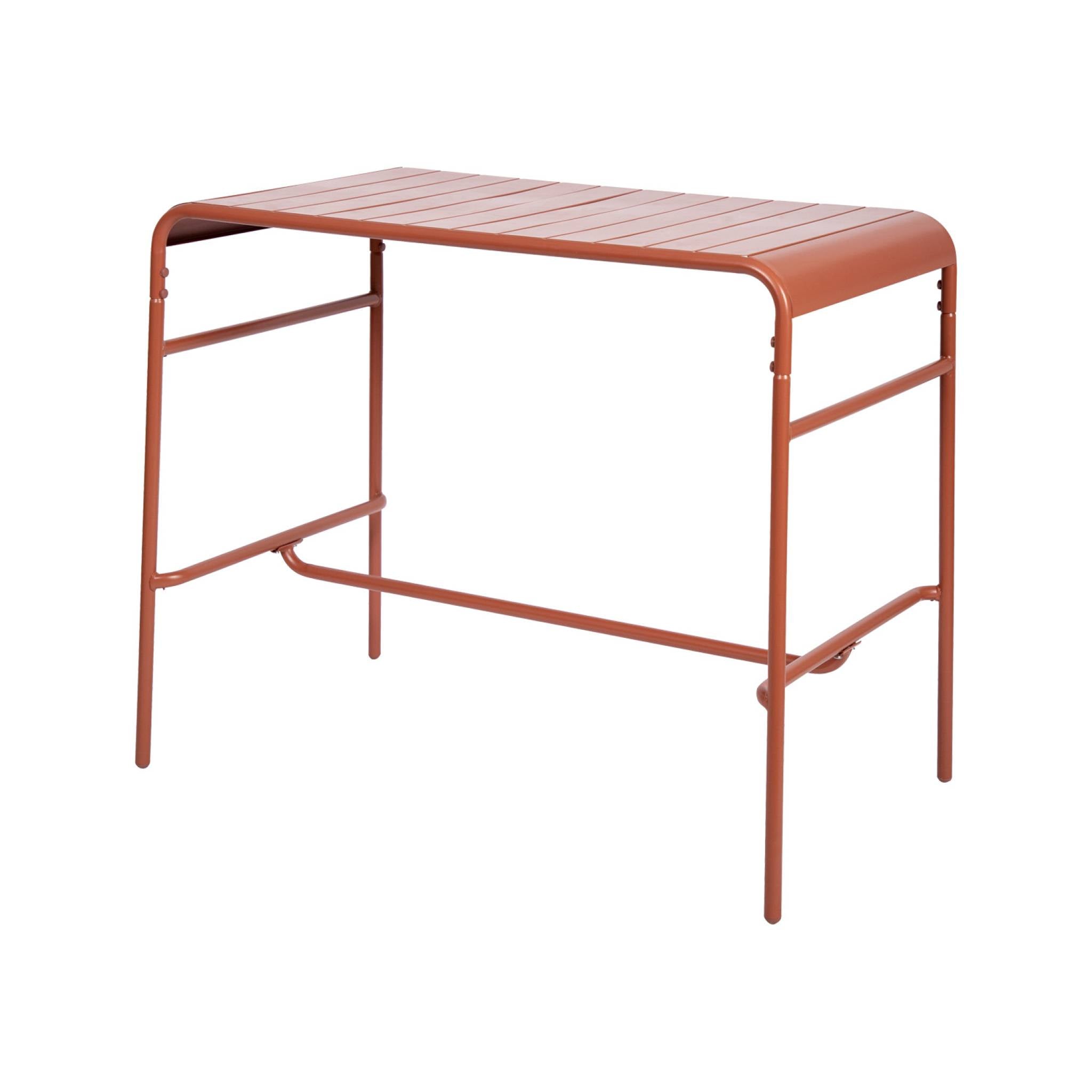sweeek - Hoge tuintafel 4 plaatsen metaal