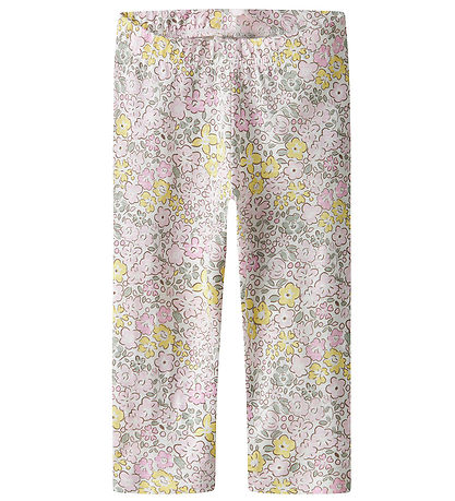 Name It Leggings - Modal - NmfHaile - Bright White/Lemon Meringu