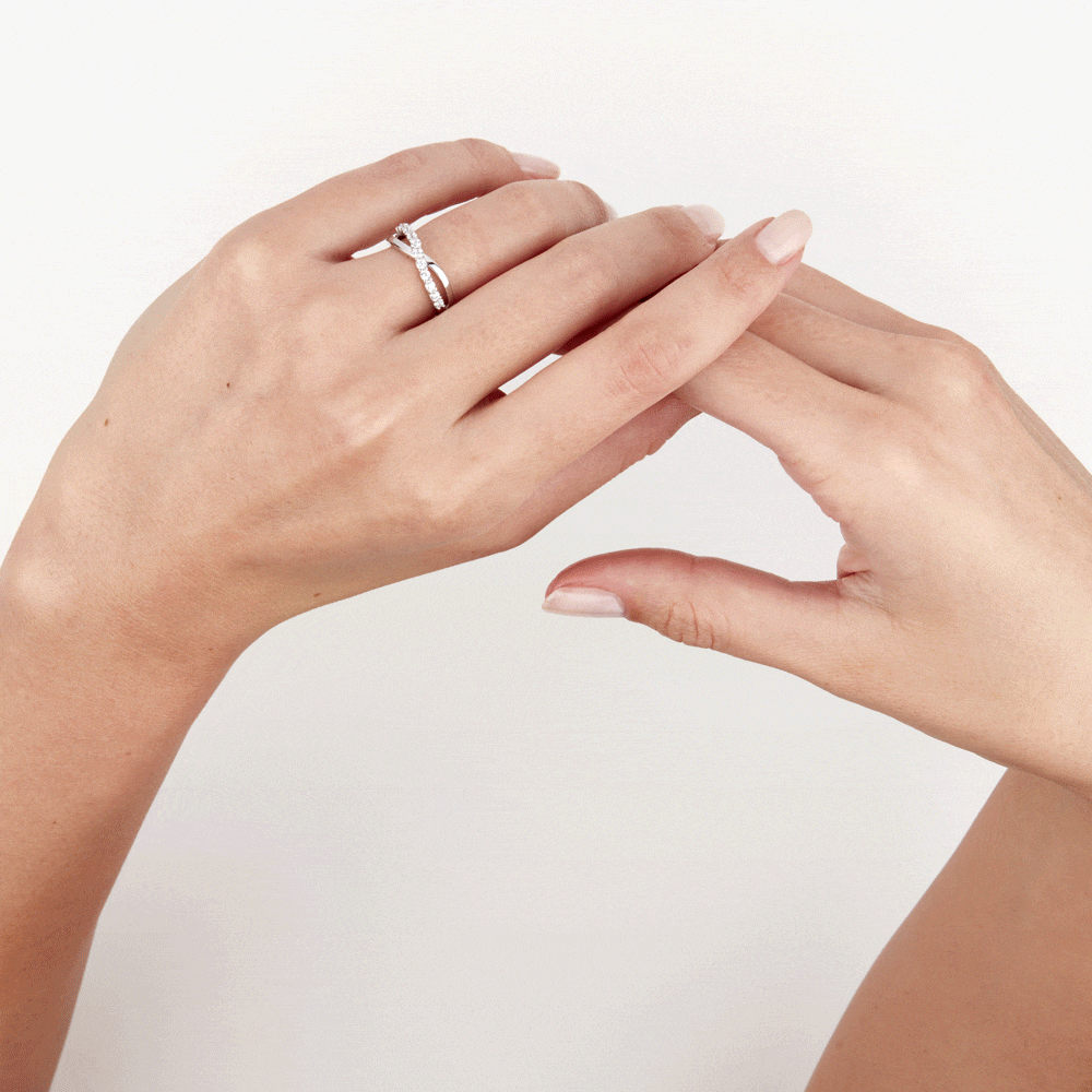 Bague Elorie Argent Oxyde De Zirconium