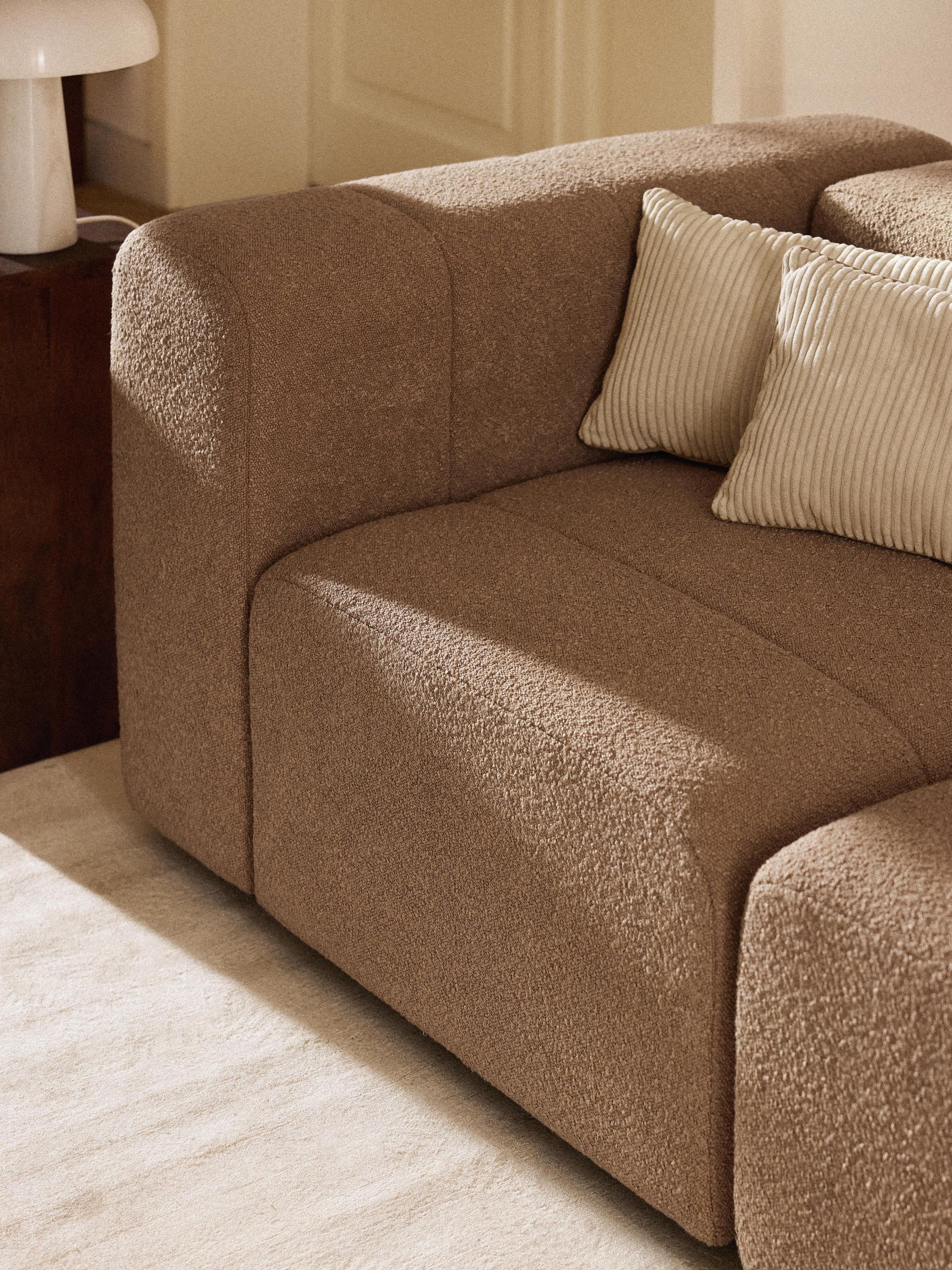 Modulaire bouclé bank Lena (3-zits)