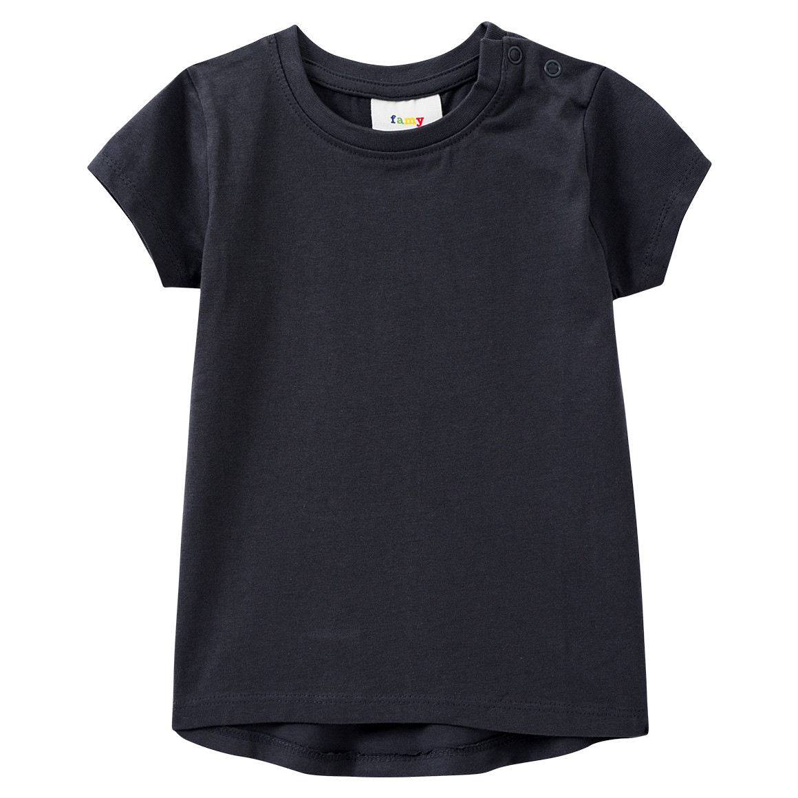 Famy 3 Baby T-Shirts im Basic-Look dunkelgrau / hellgrau / hellrosa