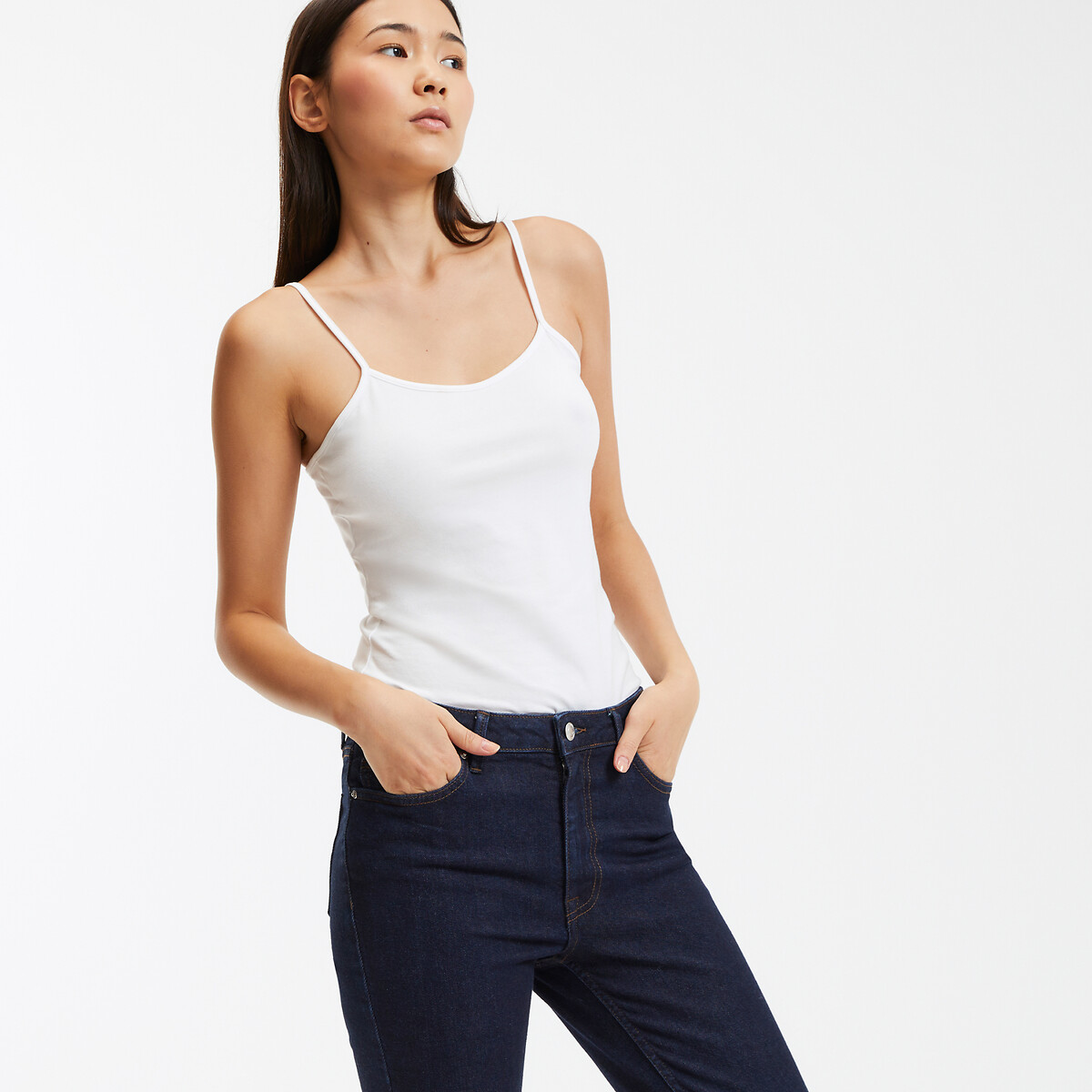 COLEÇÃO LA REDOUTE<br>Regata com alças finas