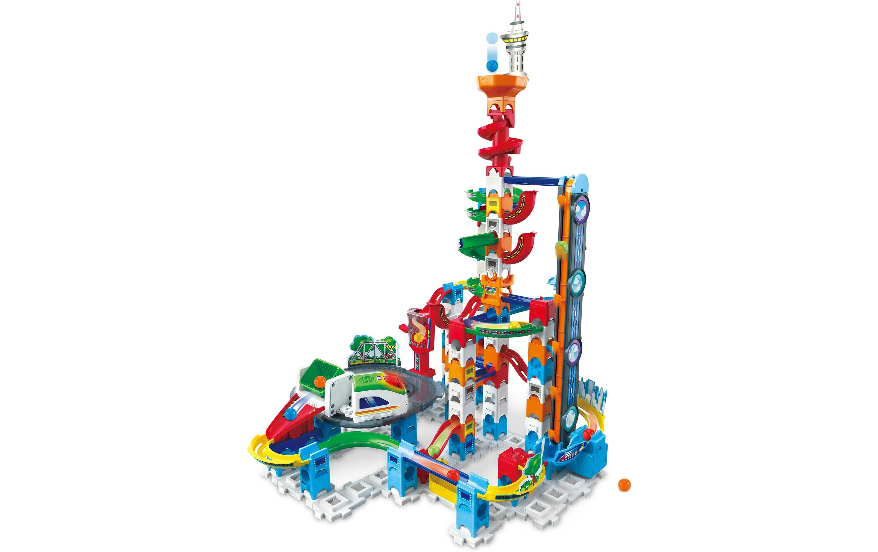 Kugelbahn Marble Rush Super Sky Tower Set XL300E -DE-Interaktive Murmelbahn