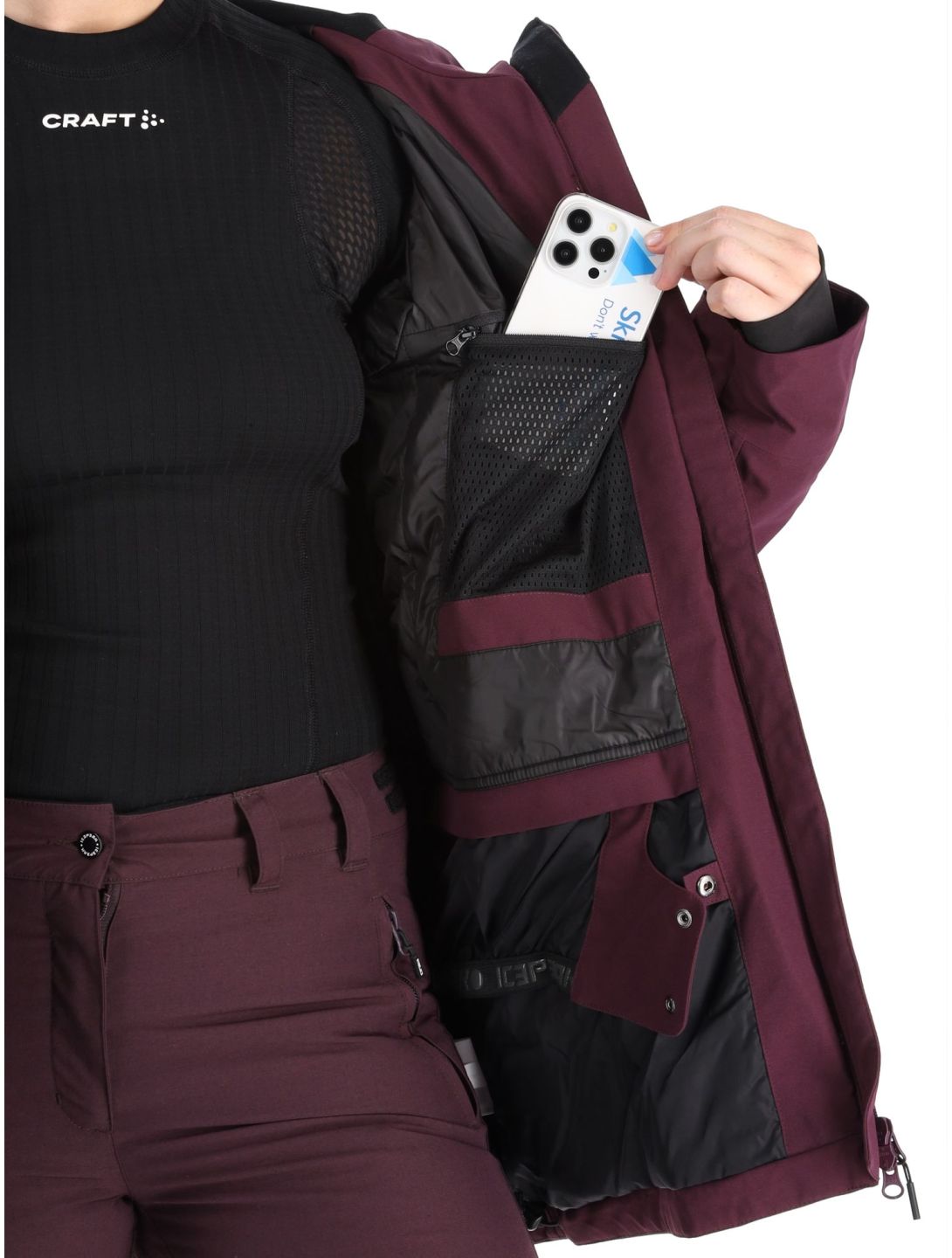 Curran ski-jas dames