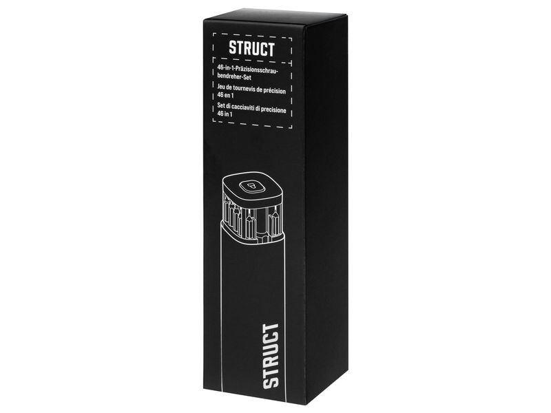 STRUCT Werkzeugset Präzisionsschraubendreher 46-teilig Magnetischer Bitsatz für Arbeiten an Smartphone, Laptop, Kamera und mehr