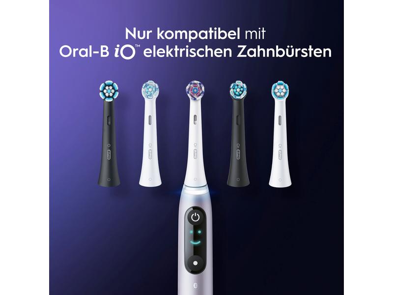 Oral-B Zahnbürstenkopf iO Ultimative Reinigung, Schwarz, 8 Aufsteckbürsten