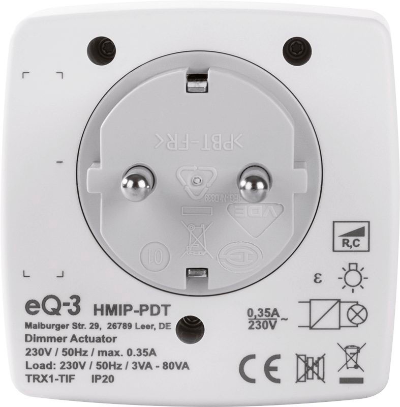 Homematic IP Steckdose »Dimmer-Steckdose – Phasenabschnitt (150327A0)«
