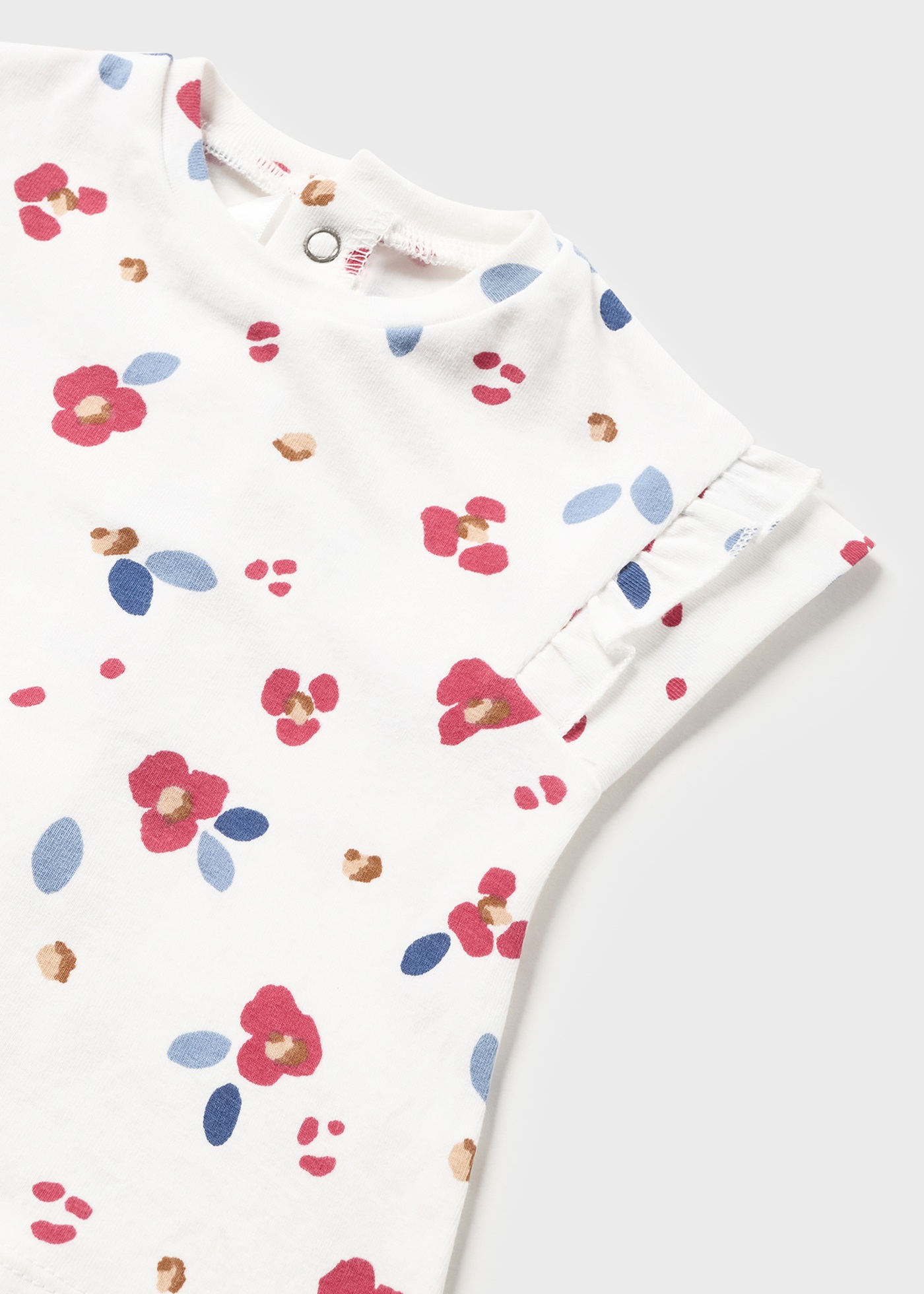 Conjunto de 2 peças em algodão sustentável para recém-nascidos.