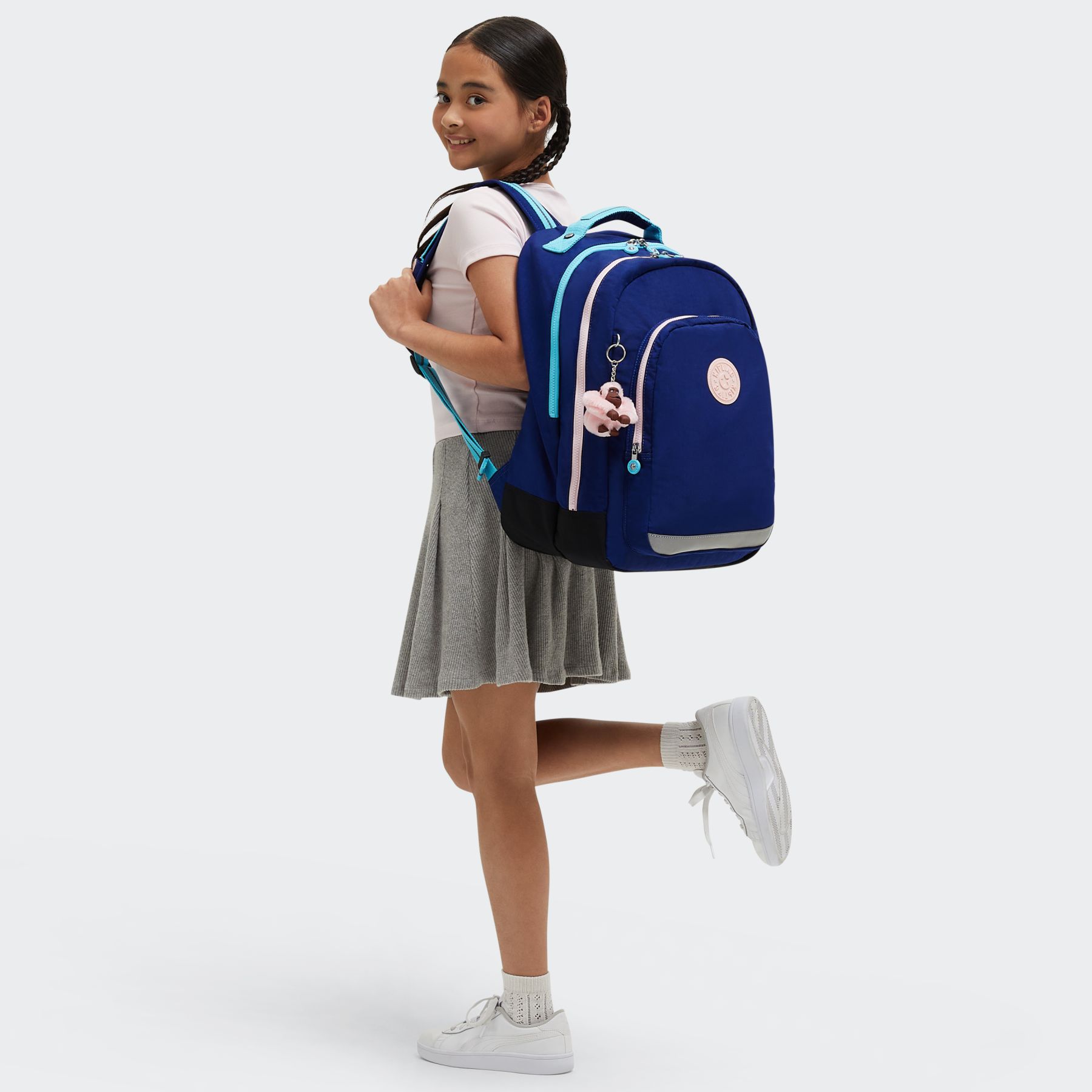 CLASS ROOM Grand sac à dos avec protection ordinateur - Solar Navy Combo
