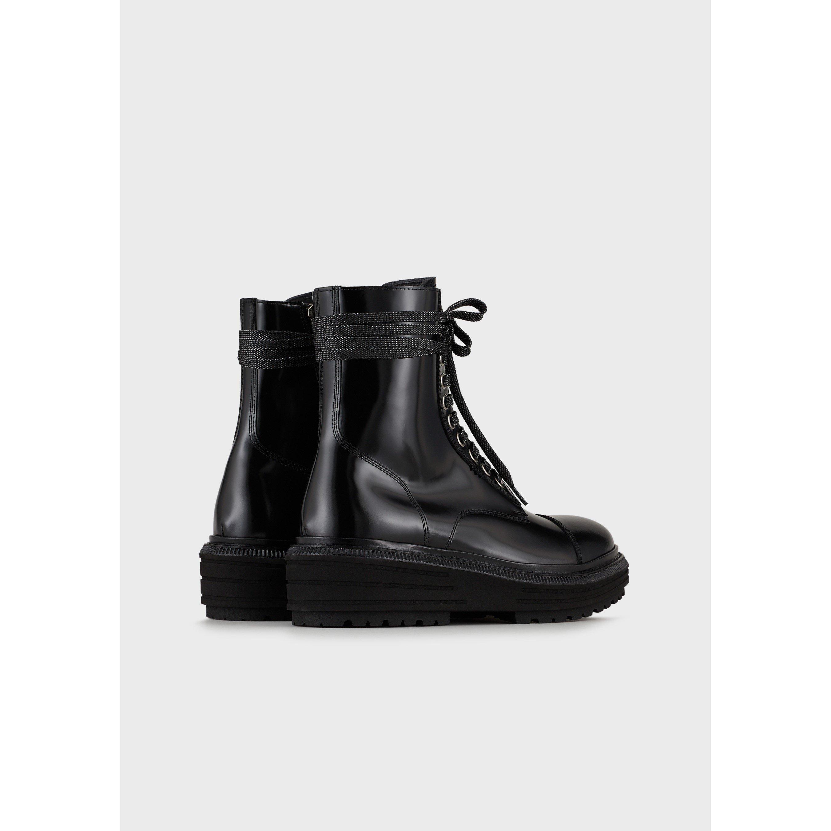 Emporio Armani Combat Boots