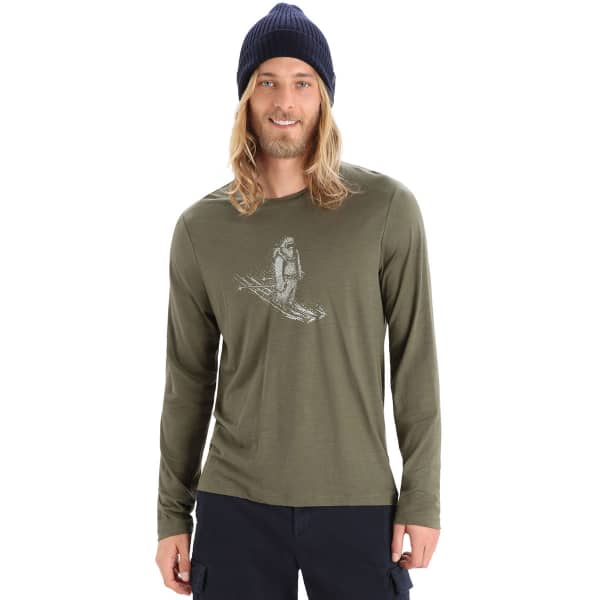 T-shirt randonnée ICEBREAKER M TECH LITE II LS TEE SKI LODEN