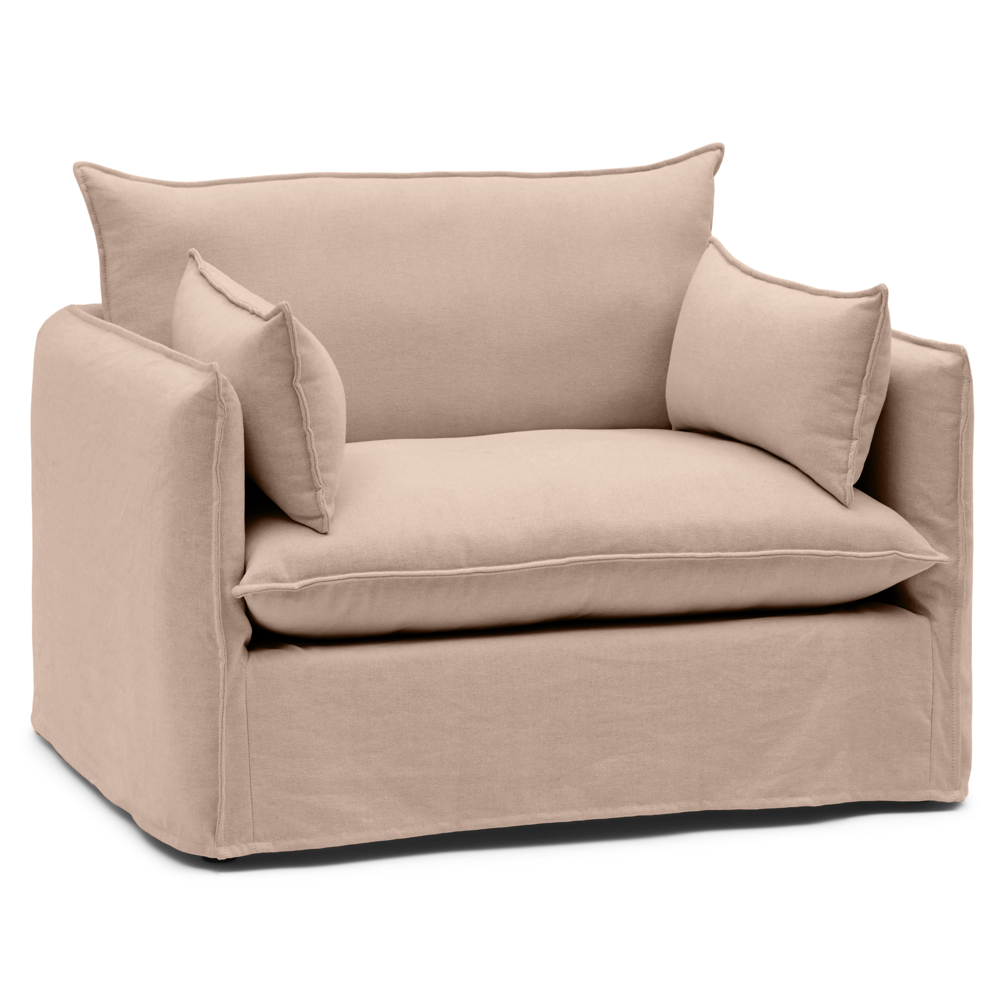 Loveseat Mare shadow linen